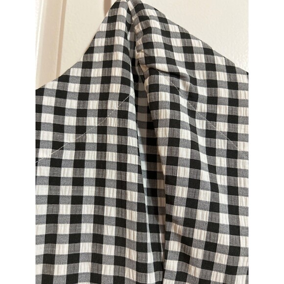 On 34th Macy’s Women's Gingham High-Low Midi Slip Dress size 10 NWT Cotton Blend - Picture 4 of 9